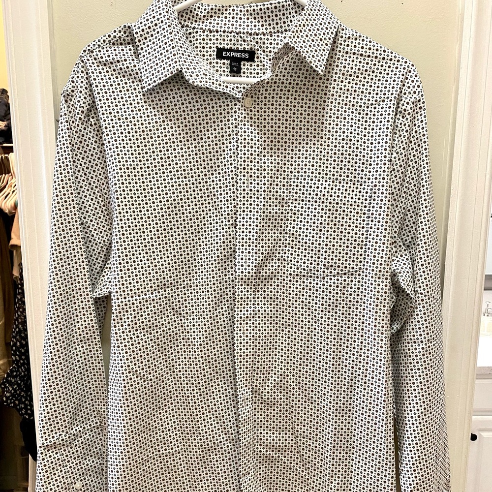 Express Mens Button Down Shirt